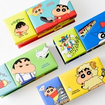 6000 짱구 뉴슬라이드 지함필통 초등 캐릭터 펜파우치