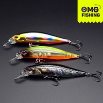 오마이갓피싱 딱따구리 미노우 75S 싱킹타입 8컬러 배스 쏘가리 루어낚시 싱킹미노우, DDGR75 - 4