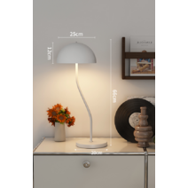 헤이즈스튜디오 장스탠드 이케아 머쉬룸 루이스폴센 활장 플로어스탠드, 화이트 단스탠드 12W 3색조명