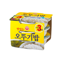 오뚜기밥 3묶음 630g탕비 간식 식사 즉석밥 대용 밥 여행 캠핑 요리 점심 오피스