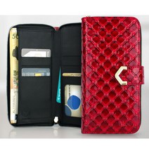 B투엠 LG X4 2019 X420 - 닉페퍼 퀼팅 에나멜 다이어리 지갑 케이스