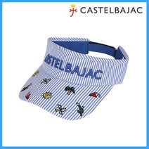 까스텔바작 여성 골프 모자 브랜드 여름 시어서커 브랜드 썬캡, BG0MGC712 RL FRE