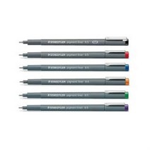 스테들러 피그먼트 라이너 308 디자인 라인펜, 0.3mm 오렌지