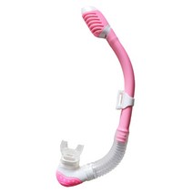 센터스노클 스노우쿨링마스크 다이빙 스노클링 전문 수영 호흡 튜브 호스 드라이 수중 장비, 11 Child Pink
