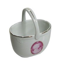 1개 레드 숟가락 도자기 티스푼통 정리함 소녀 젓가락, 단품, 단품