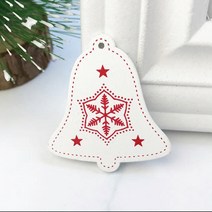 트리 장식 소픔 데코 용품 5pcs 눈꽃종 화이트