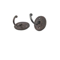 [RAΕ] 클래식 주물 옷걸이 옵션선택 7267 벽걸이 행거 고리 엔틱 부착형 황동 후크 다용도 ▷_4Ε470Ea, Εz_세로