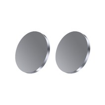 지모 맥세이프 마그네틱 부착 벽 거치대 2P, 2개, 실버