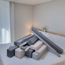 노틈 침대틈새쿠션 침대벽 틈새막이 침대사이, 200, 20X15, 베이지