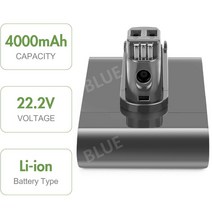 4000mAh 다이슨 청소기 호환 배터리 교체 DC31 DC34 DC35 DC44 DC45, 2팩 4000mAh