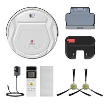 로봇청소기 무소음 인공지능 청소로봇 미니 로보트 로봇 청소기 Lefant M210 가정용 진공 wetdry 2 in 1 진공 애완 동물 헤어 APP 음성 원격 제어 안티 드롭, 하얀, 협력사, 유럽 ​​연합