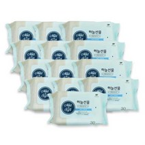 하늘선물 물티슈 30매 리필 여행용 소형 물휴지, 상세페이지 참조, 상세페이지 참조