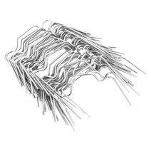 소형 비닐 하우스 프로모션 스테인레스 스틸 온실 W 클립 스프링 와이어 유약 유리 프레임 고정 클램프 50 개, 보여진 바와 같이, 하나, 한개옵션0