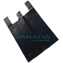 검정비닐봉투5L 10L 20L 30L 사이즈선택 다용도봉투 검정봉투 학교 병원 슈퍼 마트 시장 아이스크림할인점 청과 일회용비닐봉투 비닐봉지 손잡이봉투, 1개, 30L-70매