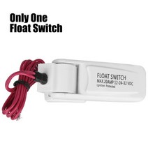 12V 24V 220V 1100GPH 잠수정 카약 규칙 물 60L/분 정원 린스 세차 목욕 빌지 펌프 미니 보트, Only Float Switch