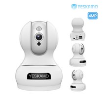 YESKAMO 예스카모 홈 IP카메라 최고화질 실내외용 감시카메라 보안용 무선 CCTV, KR-FI-362B-4M-Bai-선택7