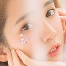 워터핑 페이스 글리터 연출 촬영 메이크업 파츠 페스티벌 반짝이, 슈팅스타패키지