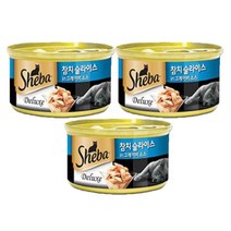 치킨 참치 새우 성묘 노묘 고양이 간식 캔 3개 길양이 캣간식 길냥이입양, 참치살코기와 통새우