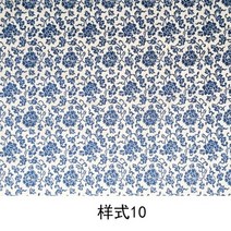 도자기 도자기 점토 전사지 유약 underg aze 꽃 종이 Jingdezhen 파란색과 흰색 도자기 일반 아플리케, 10