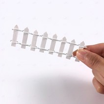 미니어처 울타리 농장 꾸미기 팬스 작은 정원 화이트