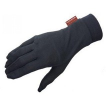 코미네 KOMINE 오토바이 용 컴포트 실크 이너 글러브 GK-133, XL, 블랙