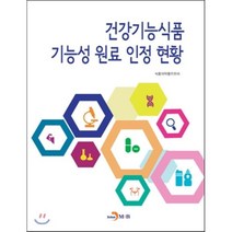 건강기능식품 기능성원료 인정 현황, 진한엠앤비, 식품의약품안전처 저