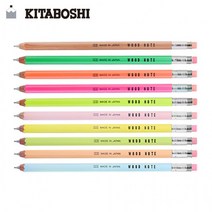 KITABOSHI 감성문구 WOOD NOTE 목재 샤프 0.5mm, 색상_핑크(W300R PK)