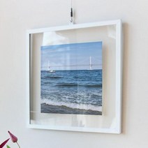기타 바보사랑[꾸밈]투명액자38CmX38Cm_부산바다와광안대교, 골드브라운