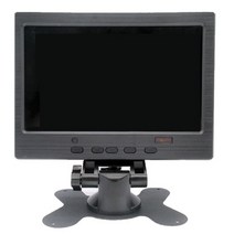 did모니터 전자메뉴판 8 인치 43 측면 및 1024x768 HD LCD 모니터 카메라 자동차 CCTV DVR PC HDMI 호환 AV VGA 입력, 01 미국 플러그
