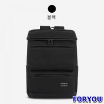 Foryou4628 남성 트렌디 캐쥬얼 데일리 백팩 블랙 학생 남자 직장인 사무용 캐주얼