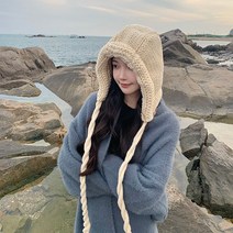 유행 민희진 모자 진도밍크모자 털모자 유퀴즈 비니 민지 여우방울털
