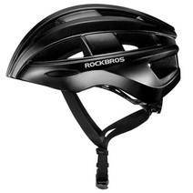 자전거헬멧 전동킥보드 인라인 어반 경량 안전모 ROCKBROS자전거 헬멧 MTB 도로 자전거 후방 조명 일체 성형 안전 헬멧 EPS PC 초경량 스포츠 도시 자전거스포츠아웃도어활동액티비티안전한보호, 01 Black