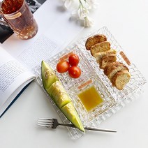 나흐트만 크리스탈 보사노바 과일 안주 접시서빙세트 소 4p