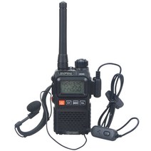 Baofeng UV-3R + Pro 듀얼 밴드 VHF/UHF 99CH 미니 워키 토키 VOX 컴팩트 FM 휴대용 양방향 라디오, 영국인