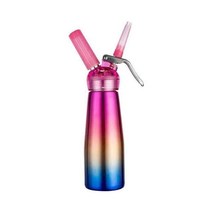 생크림 휘핑기 카페 휘핑 크림 가스 기계 질소 크림기, 흰색 알루미늄 병 알루미늄 캡 500ml수납