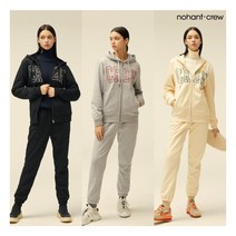 [노앙] 크루 22FW 여성 에센셜 기모 셋업 2종