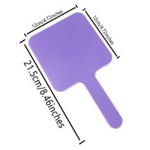 휴대용손거울 도매 메이크업 거울 손 개최 광장 사용자 정의 로고 매일 핑크블랙화이트 작은, style14+10pcs