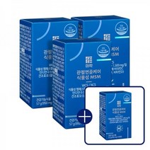 더작 관절연골케어 식물성 MSM 60정 3+1박스 (관절건강/뼈건강)