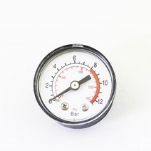 압력 게이지 에어 유압 수압 측정기 npt -30hg0ps 진공 계 14quot 미니 다이얼 휴대용 듀얼 스케일 다이얼 진공 계 2quot 다이얼 디지털 디스플레이, 하얀
