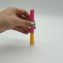 넓적헤드 실리콘 팩붓 브러쉬 실리콘팩브러쉬 실리콘팩붓