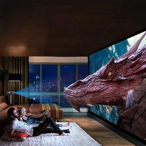 스크린천 고휘도 반사 프로젝터 스크린 엡손 BenQ TD96 홈 60 100 120 150 인치 169 패브릭 프로젝션, [03] 100 인치