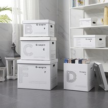 정리수납장 그물 빨간 크래프트 종이 보관함 영어 편지함 잡화 보관 및 뚜껑 보관 용지 보관 상자로 마무리 종이 수납바구니, 1. 특정 크기를 위한 선택권 그림을 참조하십시오, 1. 문자 F 흰색