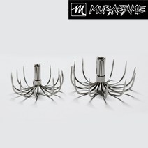 무라사메 자작용 에기바늘 덕용 왕바늘(3cm) 대왕바늘(4cm) -50개입 자작바늘/호래기바늘 문어바늘 주꾸미바늘, 50개