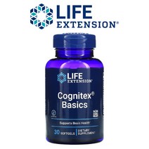 라이프익스텐션 Life Extension 코그니텍스 알파GPC 포스파티딜세린 빌베리 솔비톨 30정