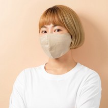 [리퍼브제품] 여름용 시원한 항균 필터교체형 아이스 린넨마스크(필터증정)
