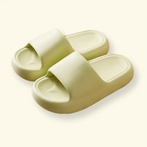 키높이 층간소음 쿠션 거실화 거실 푹신한 실내화 실내 슬리퍼 욕실화, 그린