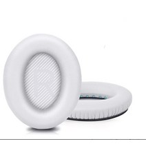브리츠 호환 이어패드 BOSE QC35 용 교체형 이어 패드 쿠션 이어머프 헤드밴드 콰이어트컴포트 35 amp ii 헤드폰용, [17] earpads white