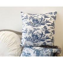 블루뜨왈유럽쿠션 트왈소파쿠션, 2장1세트