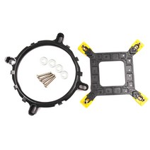 LGA775 115X 1366 조절 가능한 데스크톱 컴퓨터 브래킷 용 히트 싱크 팬 장착 브래킷 키트 CPU 라디에이터 브래킷, 한개옵션0