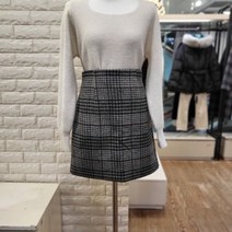 셀러허브 1 트렌드컬렉션 SH02 체크 H라인 미니스커트 TRSK21D55